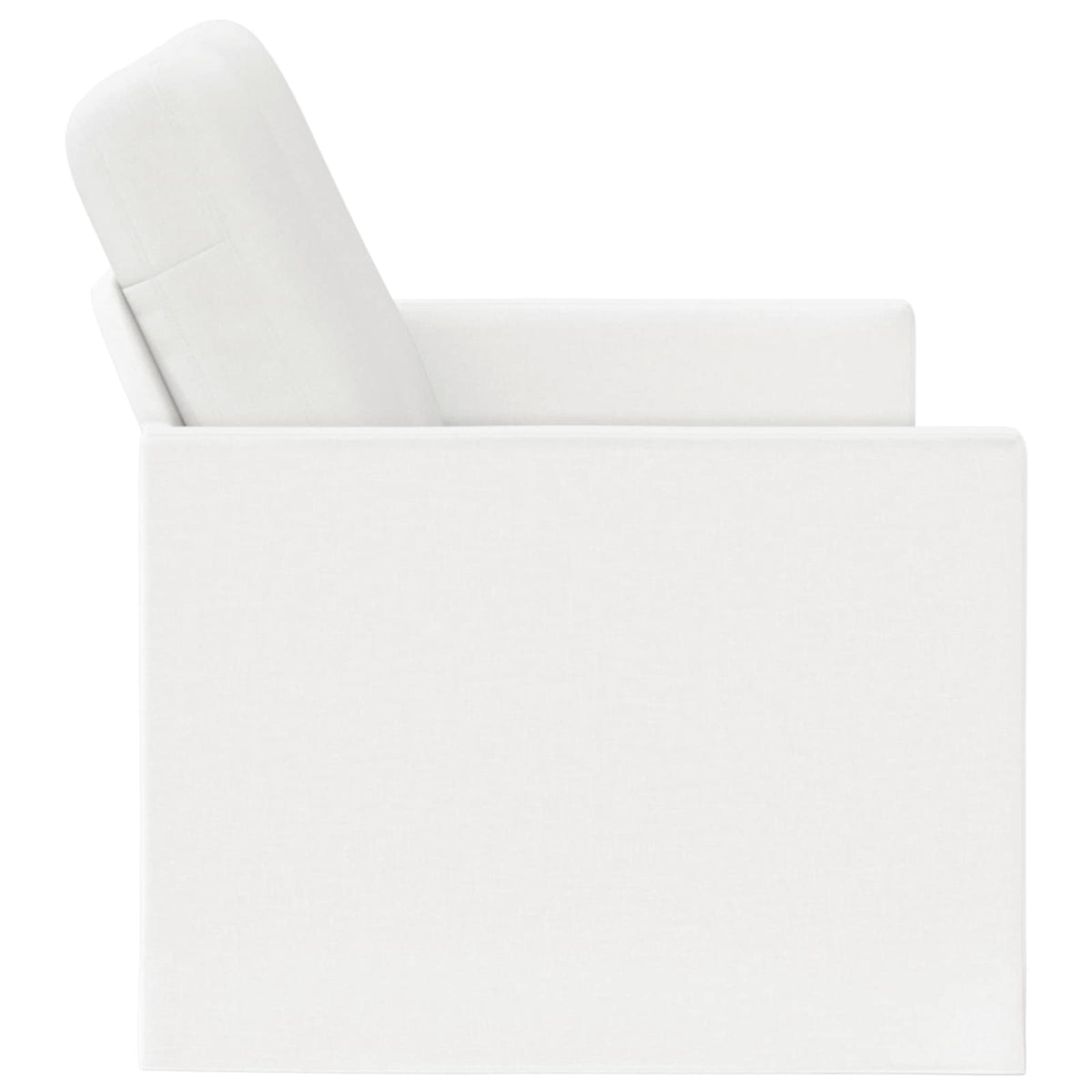 vidaXL Sofa dwuosobowa Biały 150 x 81 x 82 cm tkanina