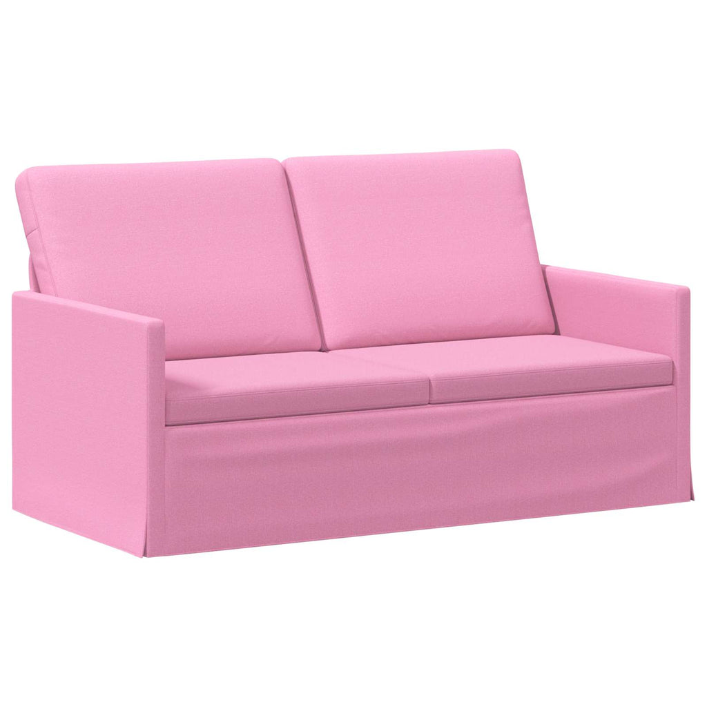 vidaXL Sofa dwuosobowa różowy 150 x 81 x 82 cm tkanina