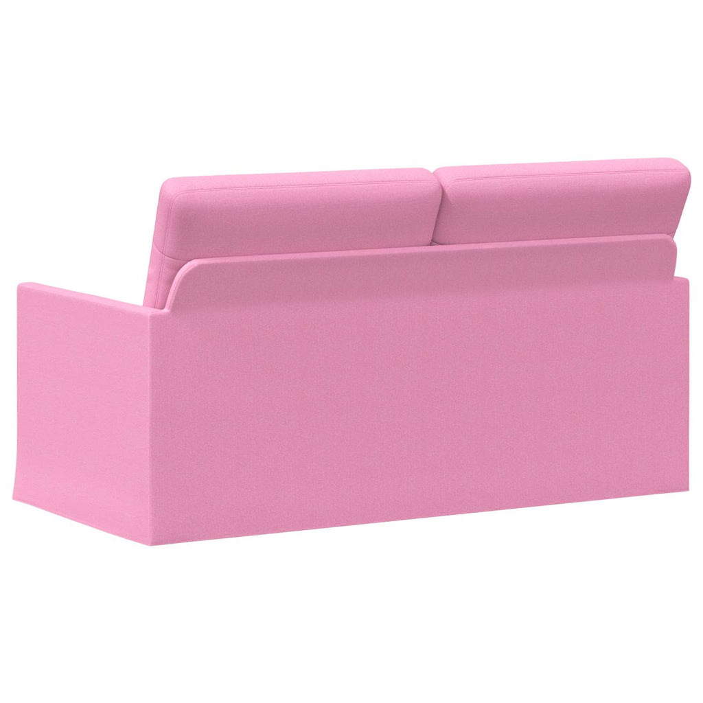vidaXL Sofa dwuosobowa różowy 150 x 81 x 82 cm tkanina