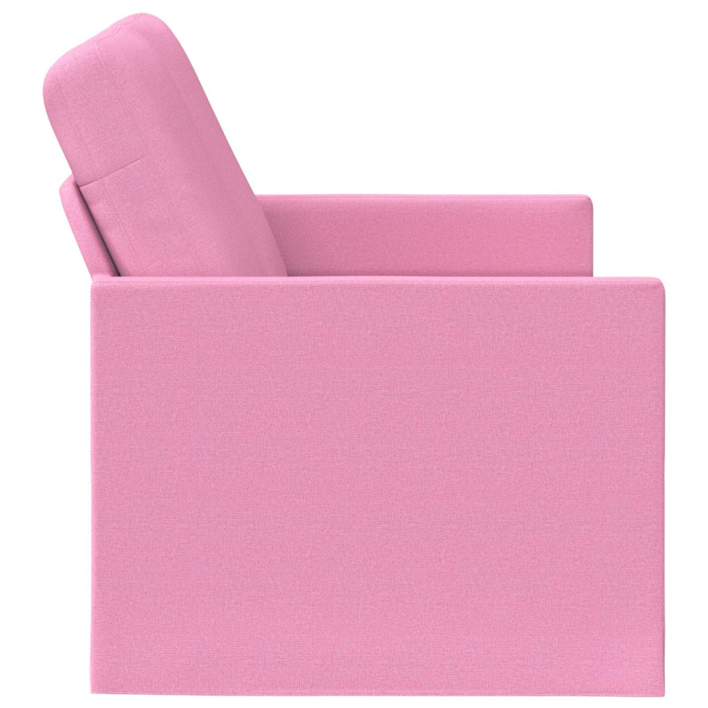 vidaXL Sofa dwuosobowa różowy 150 x 81 x 82 cm tkanina