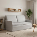 vidaXL Sofa dwuosobowa Szary chmur 150 x 81 x 82 cm tkanina