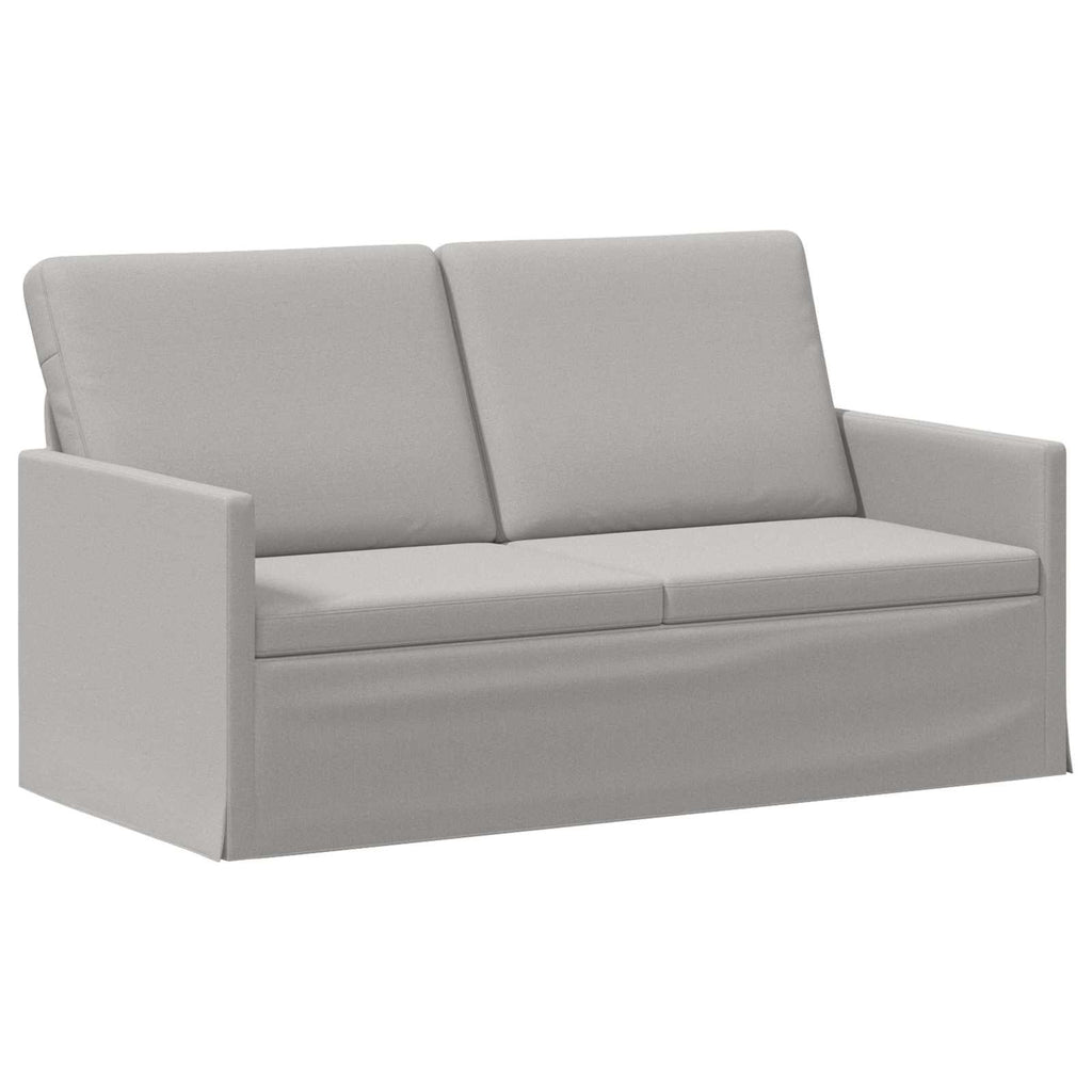 vidaXL Sofa dwuosobowa Szary chmur 150 x 81 x 82 cm tkanina