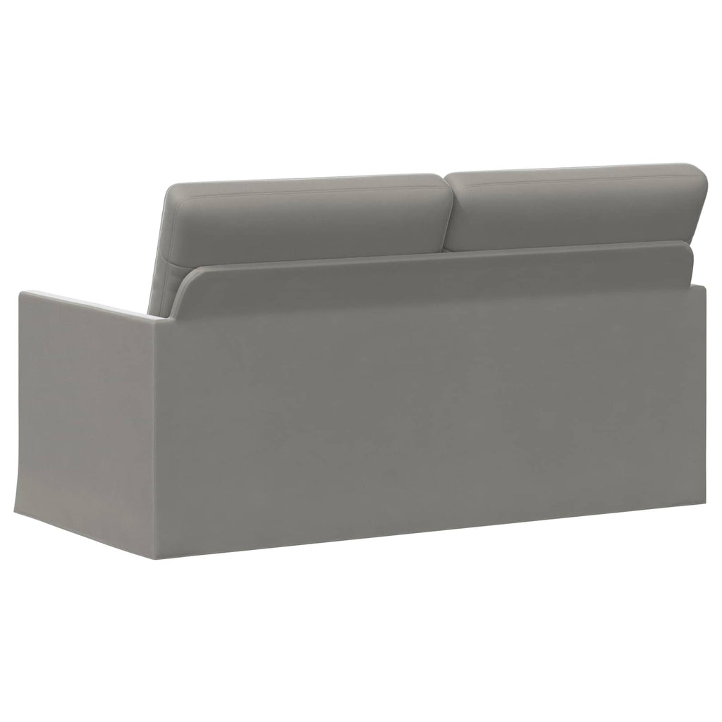 vidaXL Sofa dwuosobowa jasnoszary 150 x 81 x 82 cm Welur