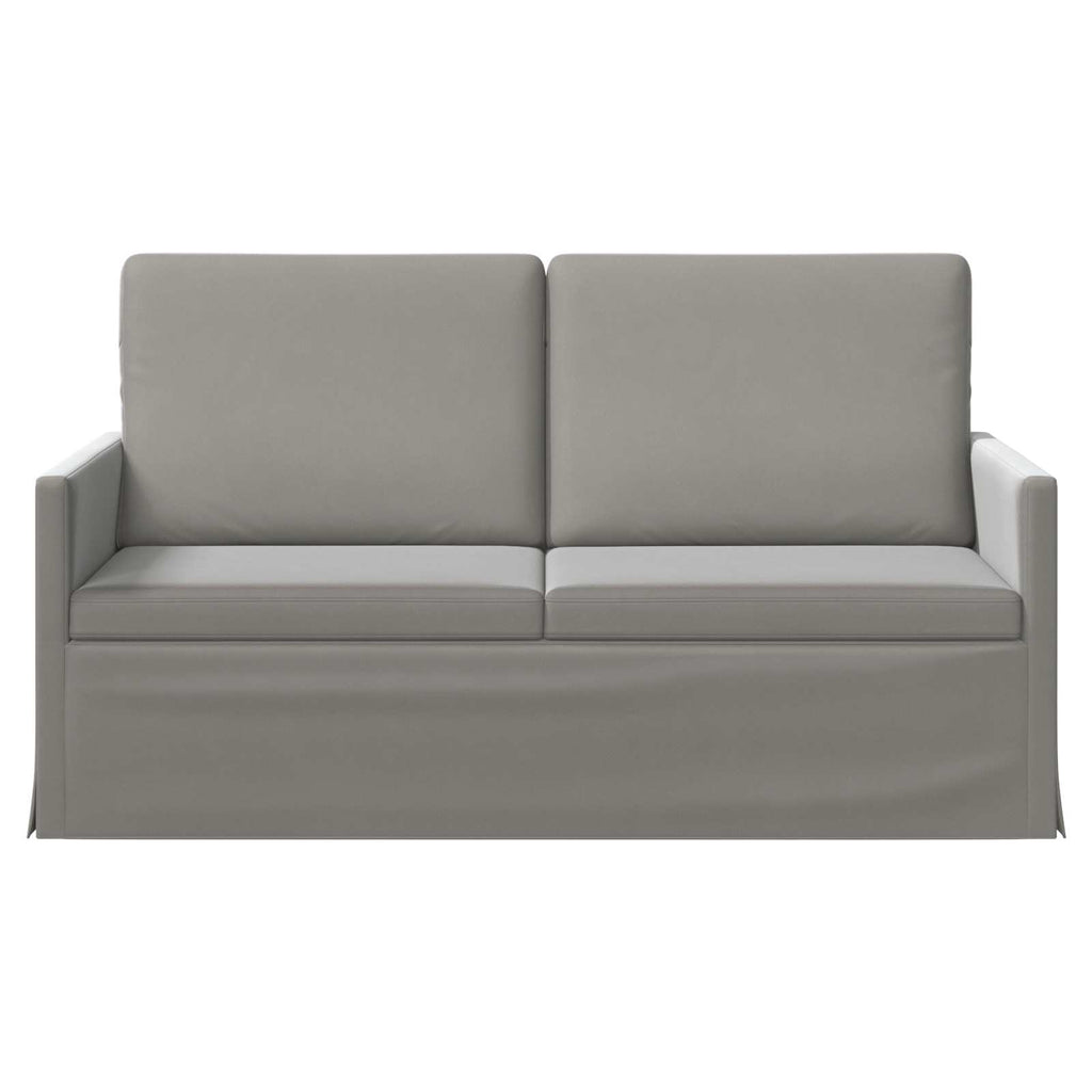 vidaXL Sofa dwuosobowa jasnoszary 150 x 81 x 82 cm Welur