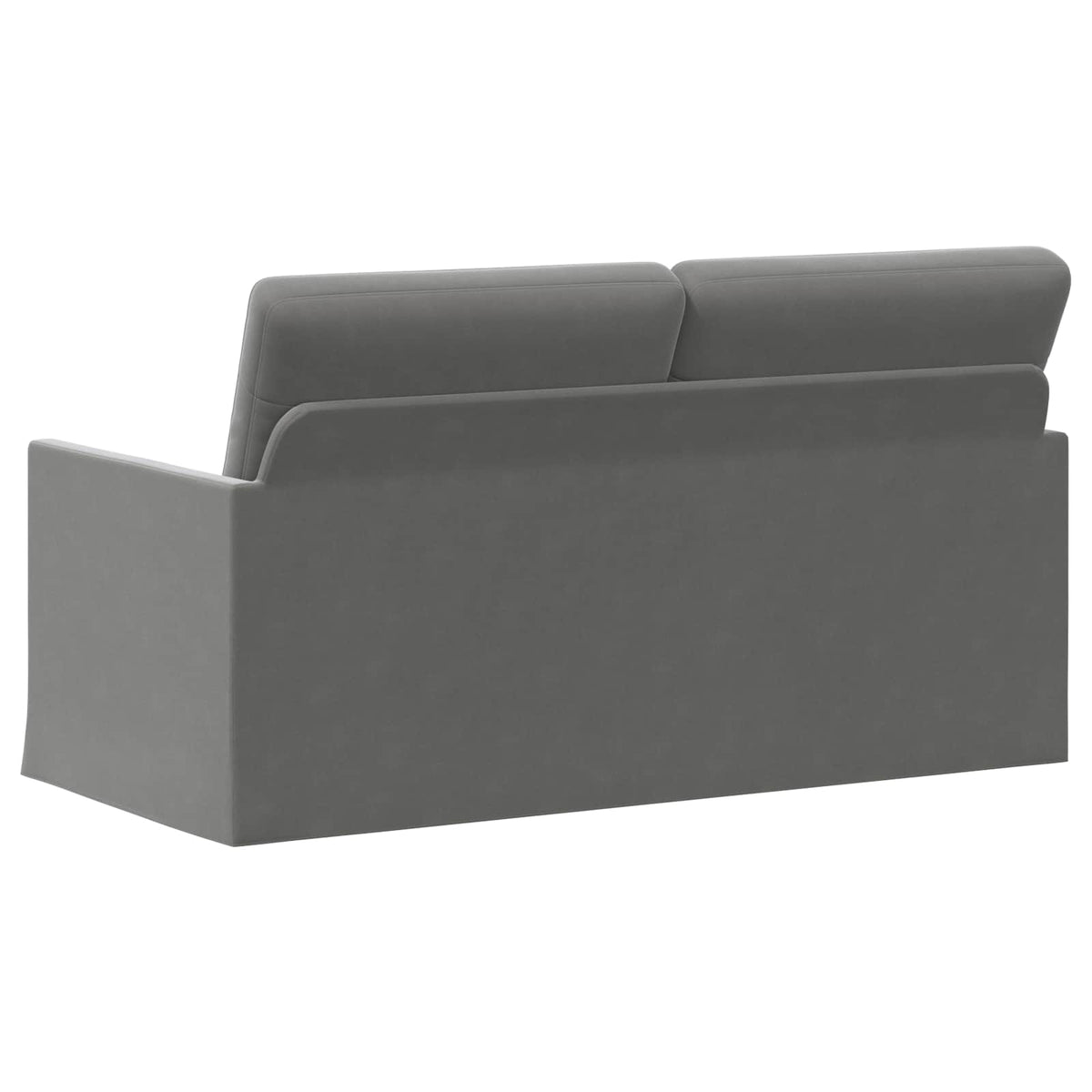 vidaXL Sofa dwuosobowa ciemnoszary 150 x 81 x 82 cm Welur