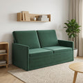 vidaXL Sofa dwuosobowa Ciemnozielony 150 x 81 x 82 cm Welur