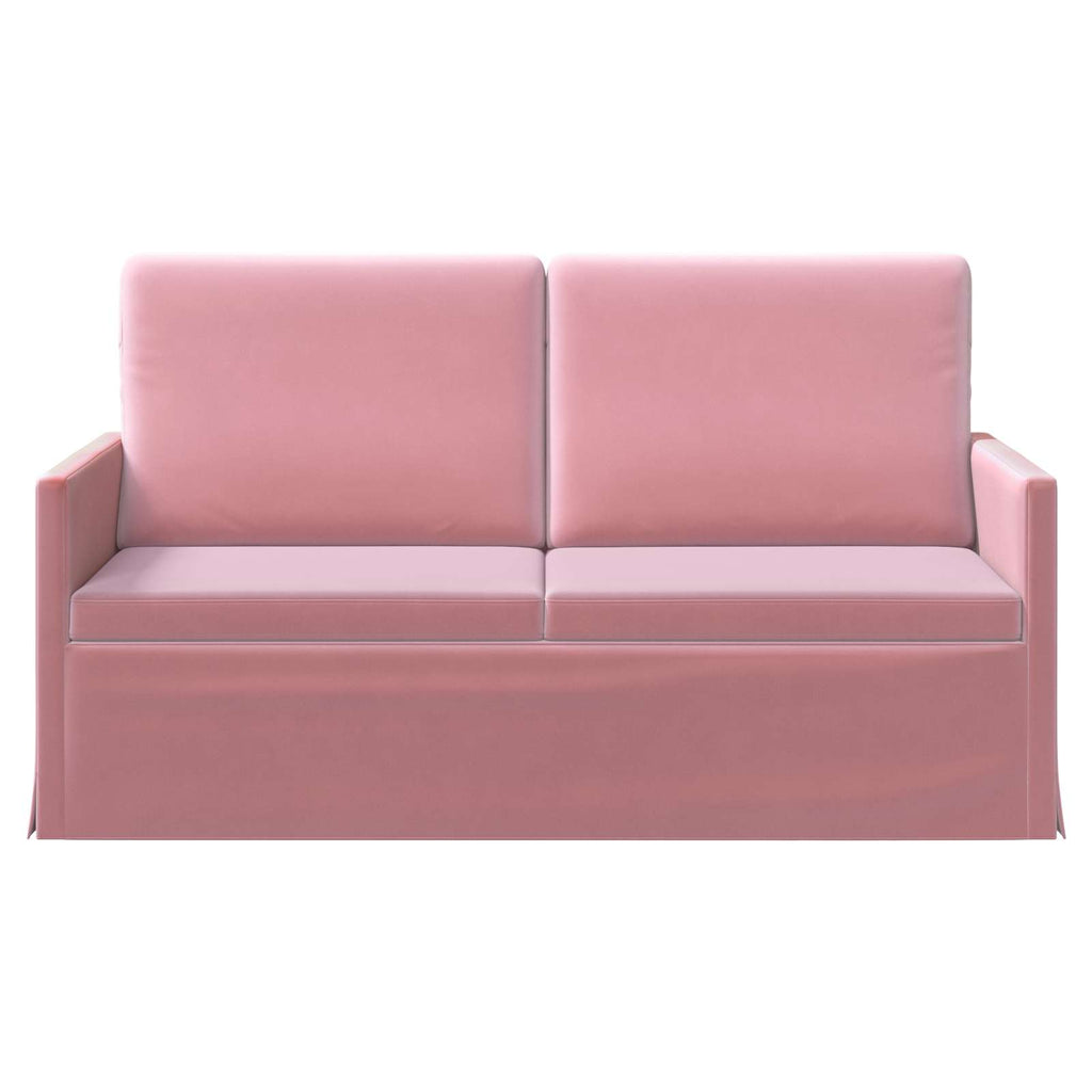 vidaXL Sofa dwuosobowa różowy 150 x 81 x 82 cm Welur