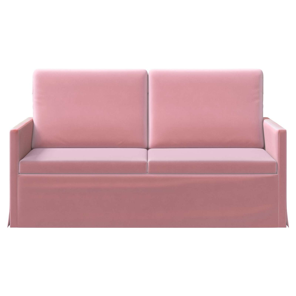 vidaXL Sofa dwuosobowa różowy 150 x 81 x 82 cm Welur