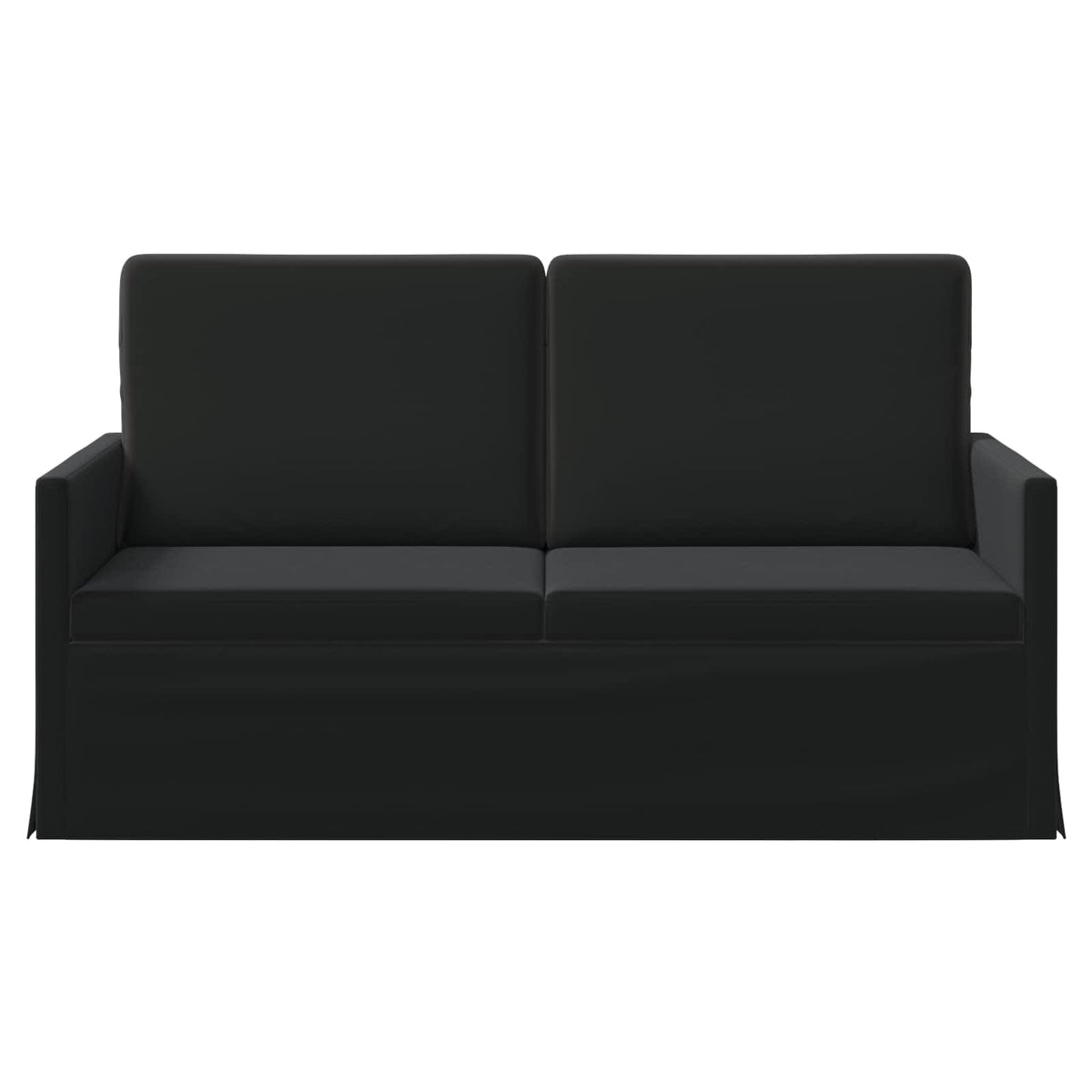vidaXL Sofa dwuosobowa Czarny 150 x 81 x 82 cm Welur