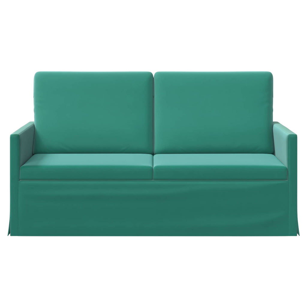 vidaXL Sofa dwuosobowa Turkusowy 150 x 81 x 82 cm Welur