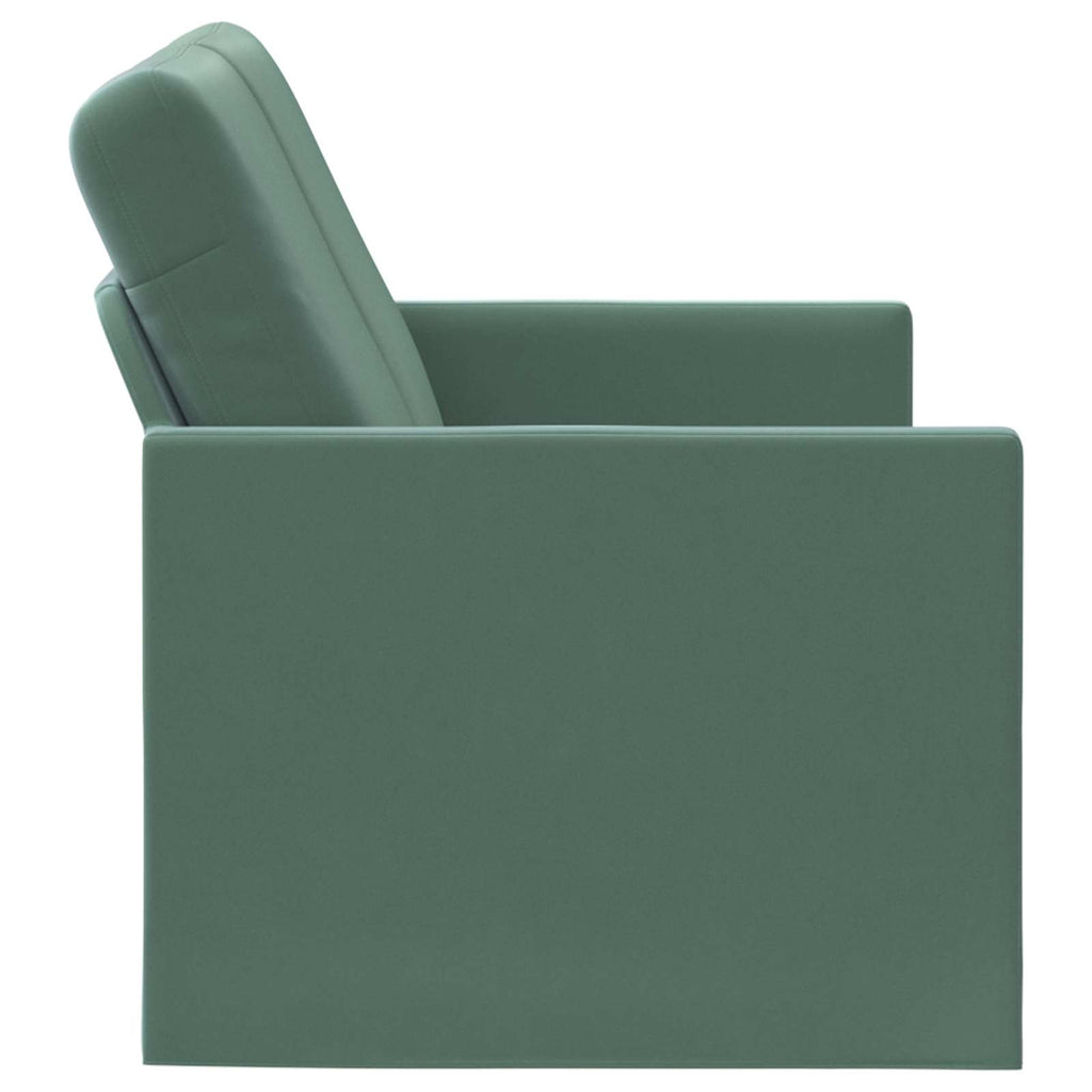 vidaXL Sofa dwuosobowa Zielony morski 150 x 81 x 82 cm Welur