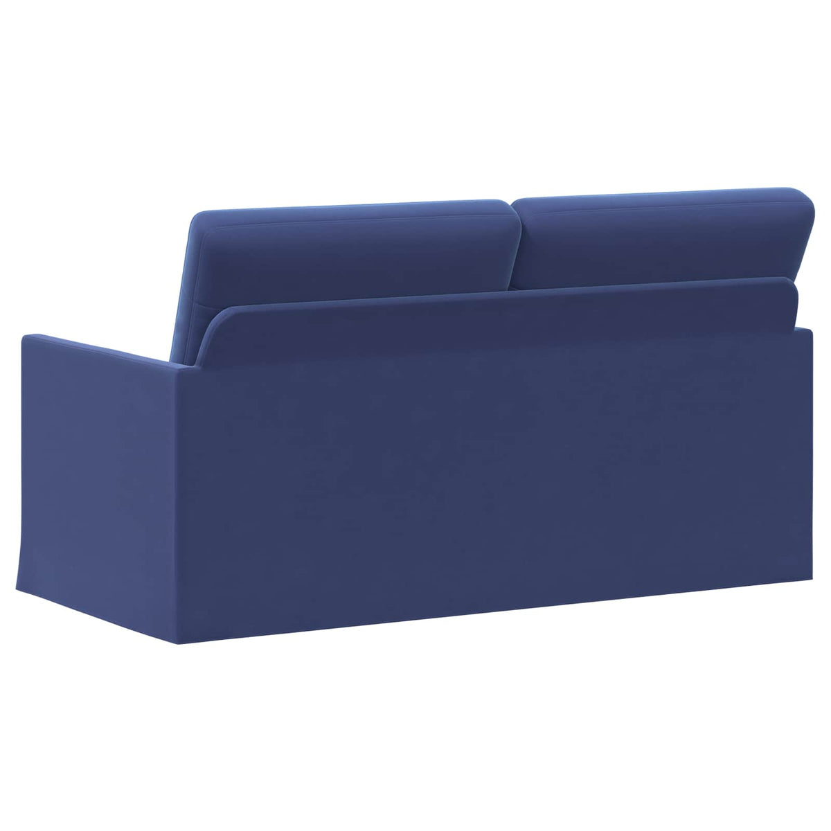 vidaXL Sofa dwuosobowa Niebieski policyjny 150 x 81 x 82 cm Welur