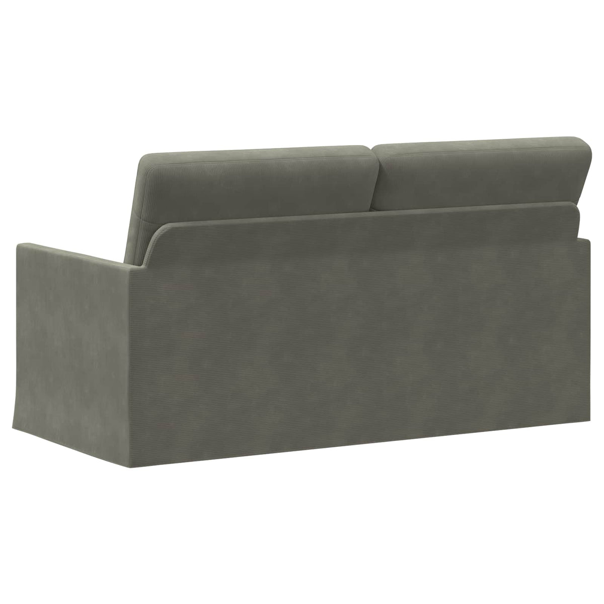 vidaXL Sofa dwuosobowa jasnoszary 150 x 81 x 82 cm Tkanina sztruksowa