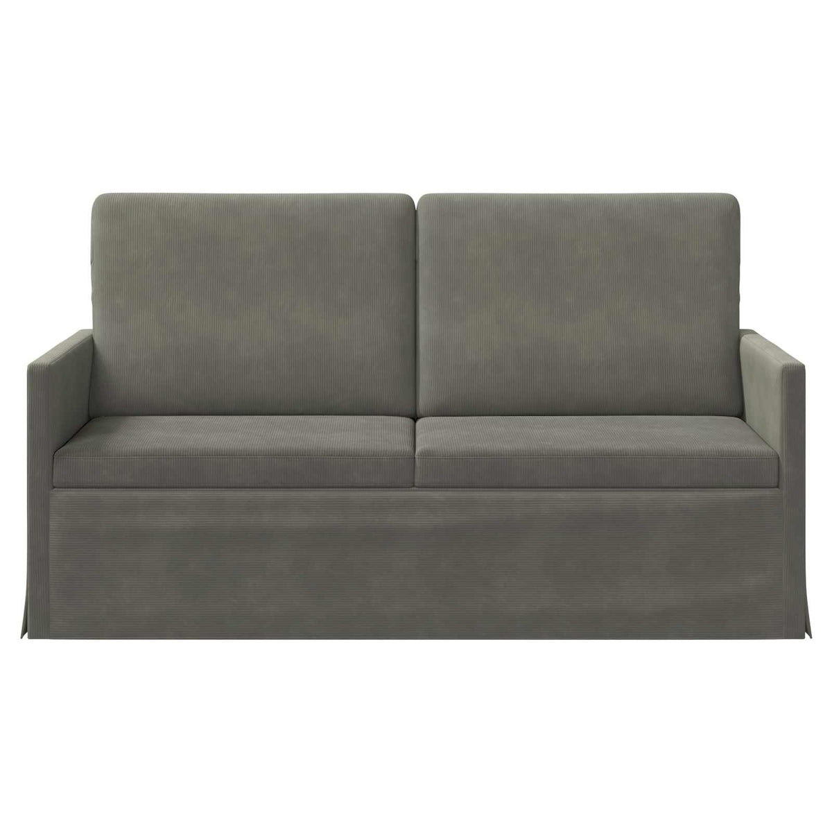 vidaXL Sofa dwuosobowa jasnoszary 150 x 81 x 82 cm Tkanina sztruksowa