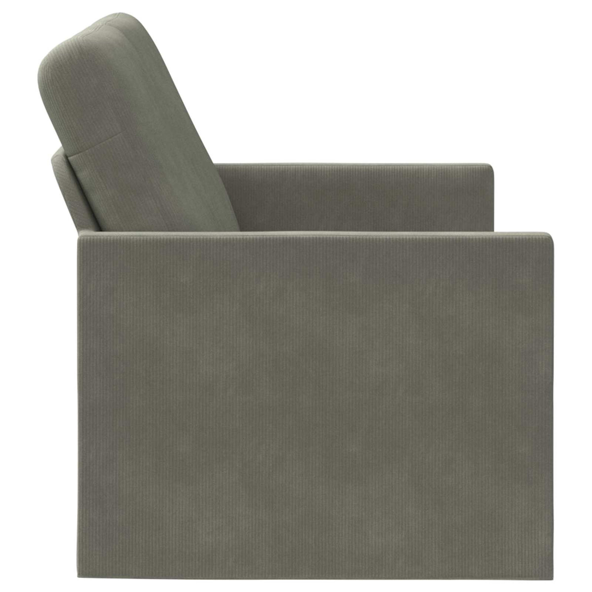 vidaXL Sofa dwuosobowa jasnoszary 150 x 81 x 82 cm Tkanina sztruksowa