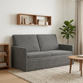 vidaXL Sofa dwuosobowa ciemnoszary 150 x 81 x 82 cm Tkanina sztruksowa