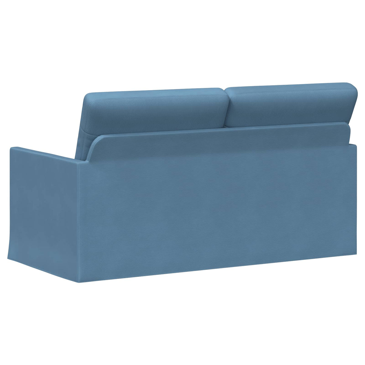 vidaXL Sofa dwuosobowa niebieski 150 x 81 x 82 cm Tkanina sztruksowa