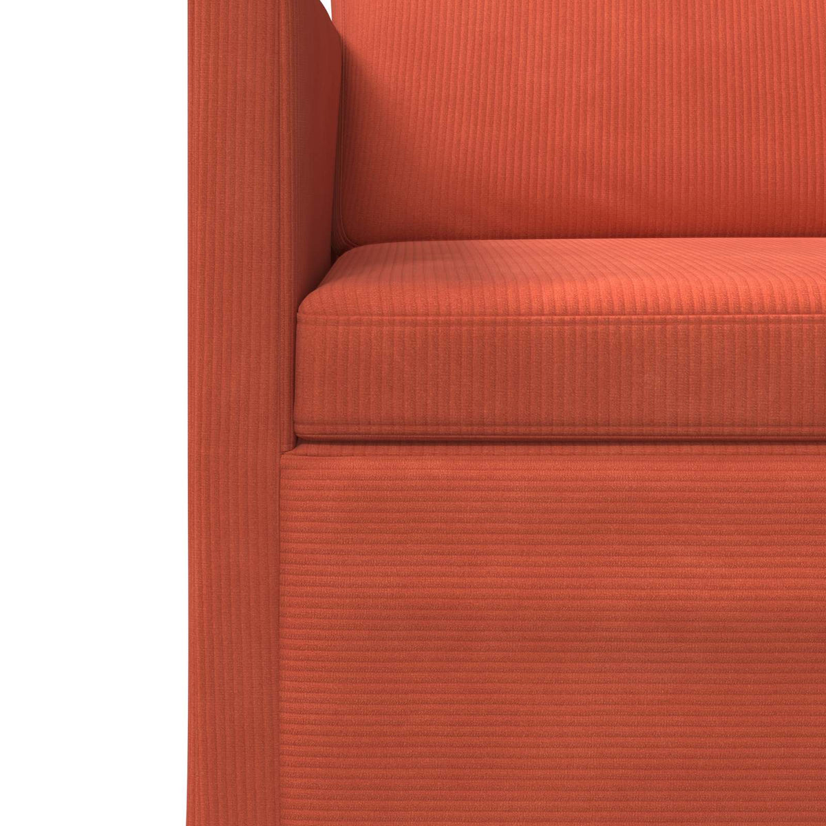 vidaXL Sofa dwuosobowa Czerwono-pomarańczowy 150 x 81 x 82 cm