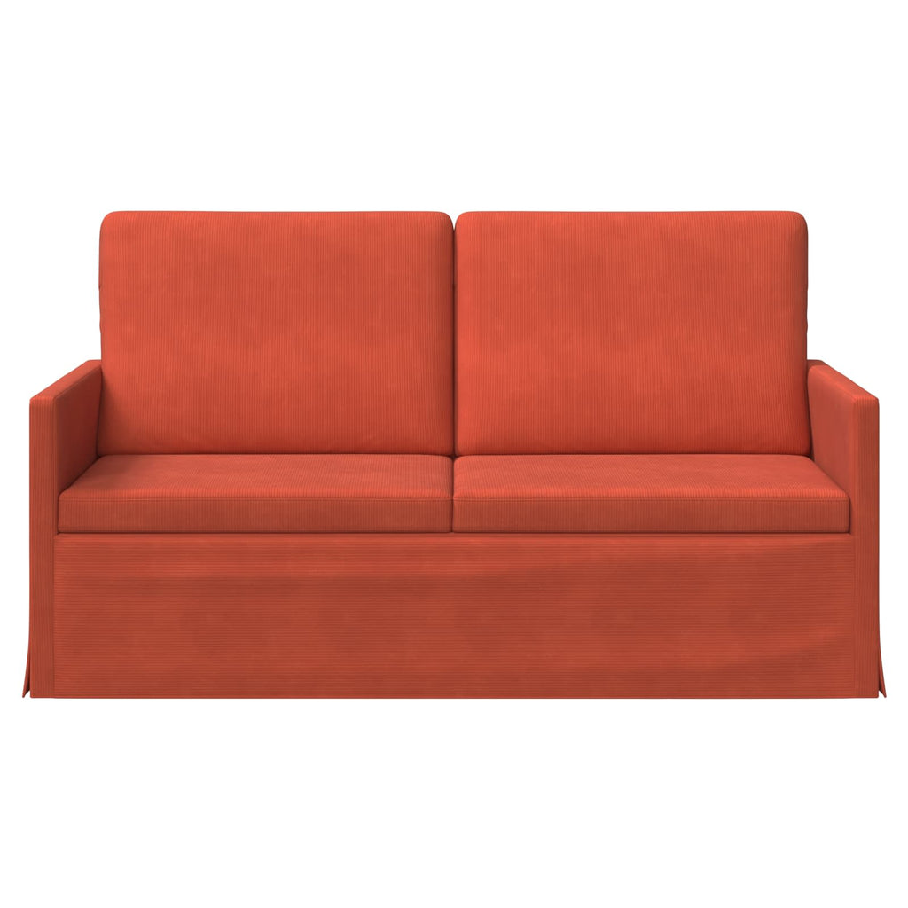 vidaXL Sofa dwuosobowa Czerwono-pomarańczowy 150 x 81 x 82 cm
