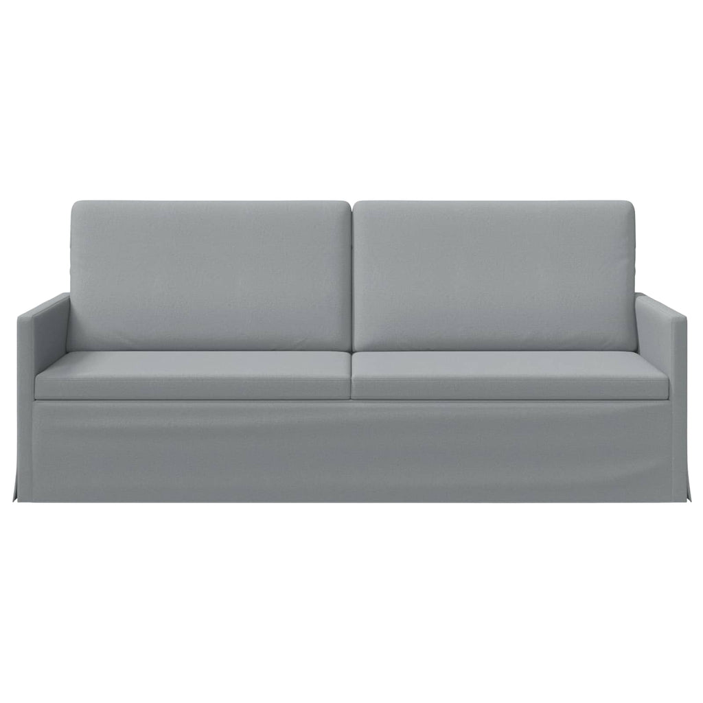 vidaXL Sofa na 3 osoby jasnoszary 190 x 81 x 82 cm tkanina