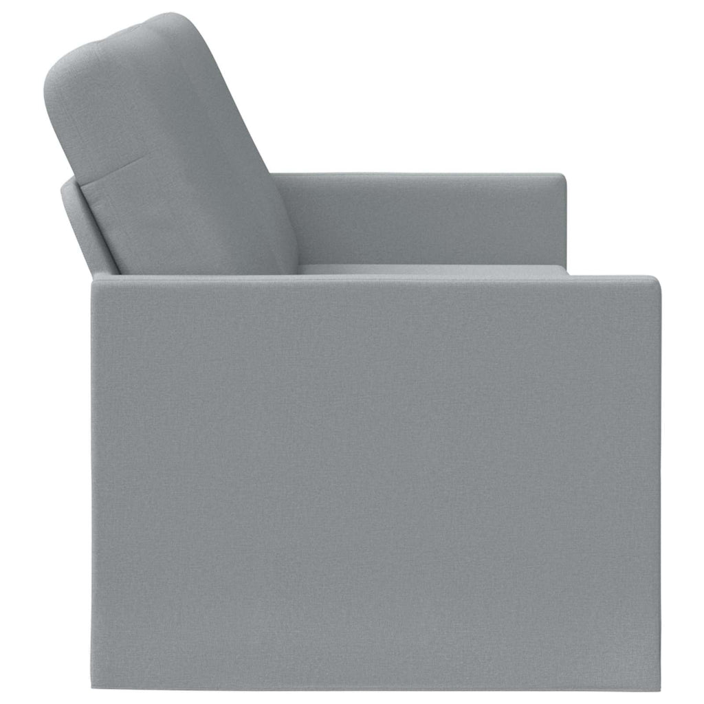 vidaXL Sofa na 3 osoby jasnoszary 190 x 81 x 82 cm tkanina