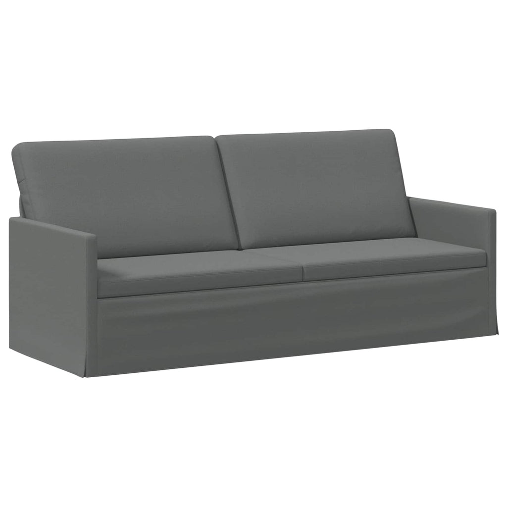 vidaXL Sofa na 3 osoby ciemnoszary 190 x 81 x 82 cm tkanina