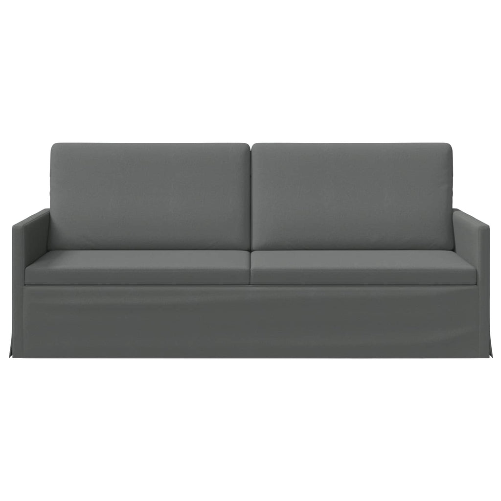 vidaXL Sofa na 3 osoby ciemnoszary 190 x 81 x 82 cm tkanina