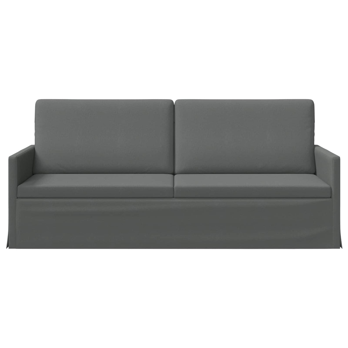 vidaXL Sofa na 3 osoby ciemnoszary 190 x 81 x 82 cm tkanina