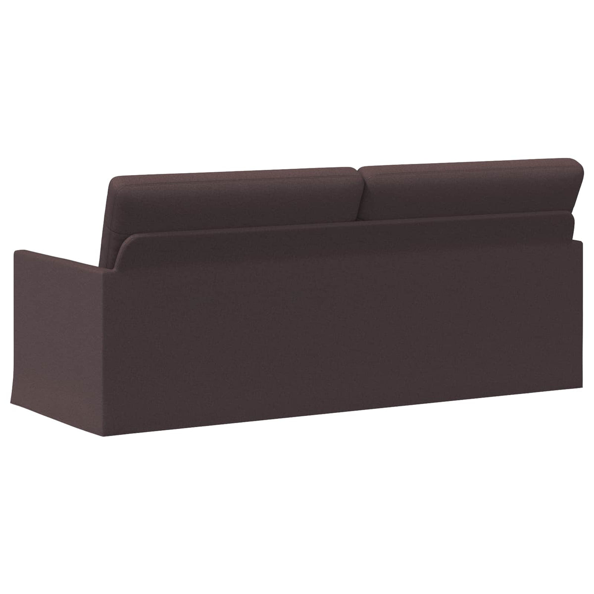 vidaXL Sofa na 3 osoby Ciemny brąz 190 x 81 x 82 cm tkanina