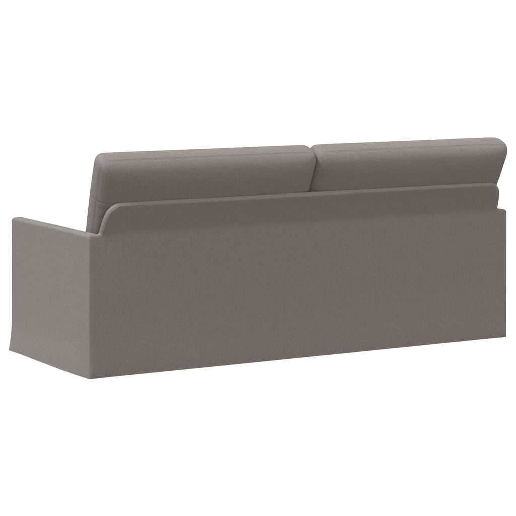 vidaXL Sofa na 3 osoby Ciemnoszary 190 x 81 x 82 cm tkanina