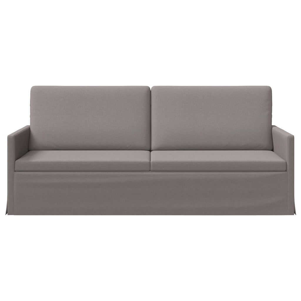 vidaXL Sofa na 3 osoby Ciemnoszary 190 x 81 x 82 cm tkanina