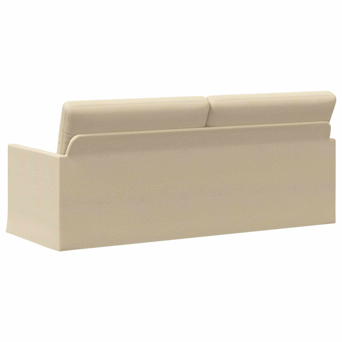 vidaXL Sofa na 3 osoby kremowy 190 x 81 x 82 cm tkanina