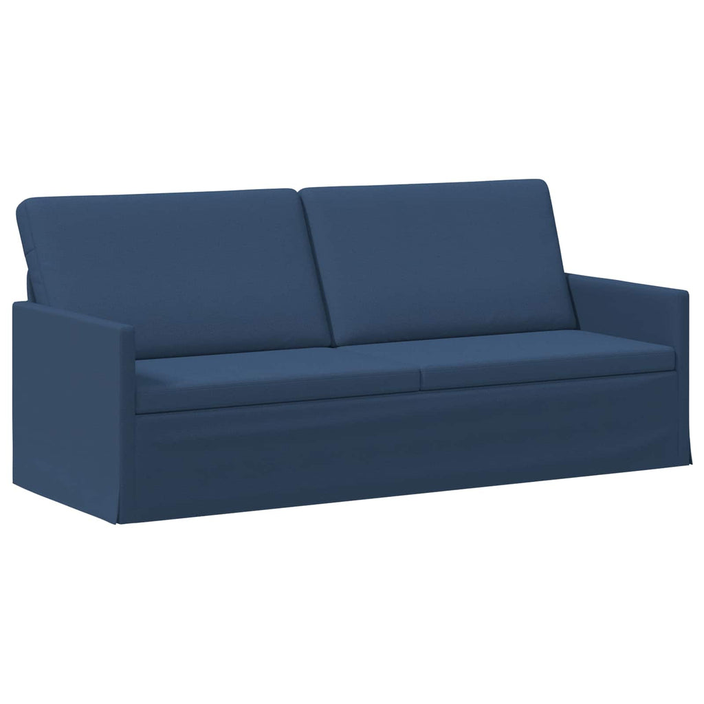 vidaXL Sofa na 3 osoby niebieski 190 x 81 x 82 cm tkanina