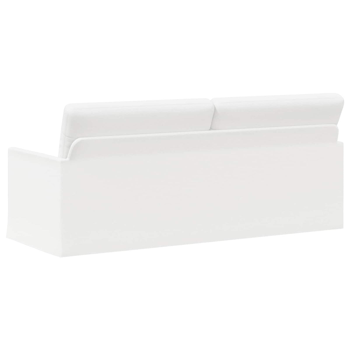 vidaXL Sofa na 3 osoby Biały 190 x 81 x 82 cm tkanina