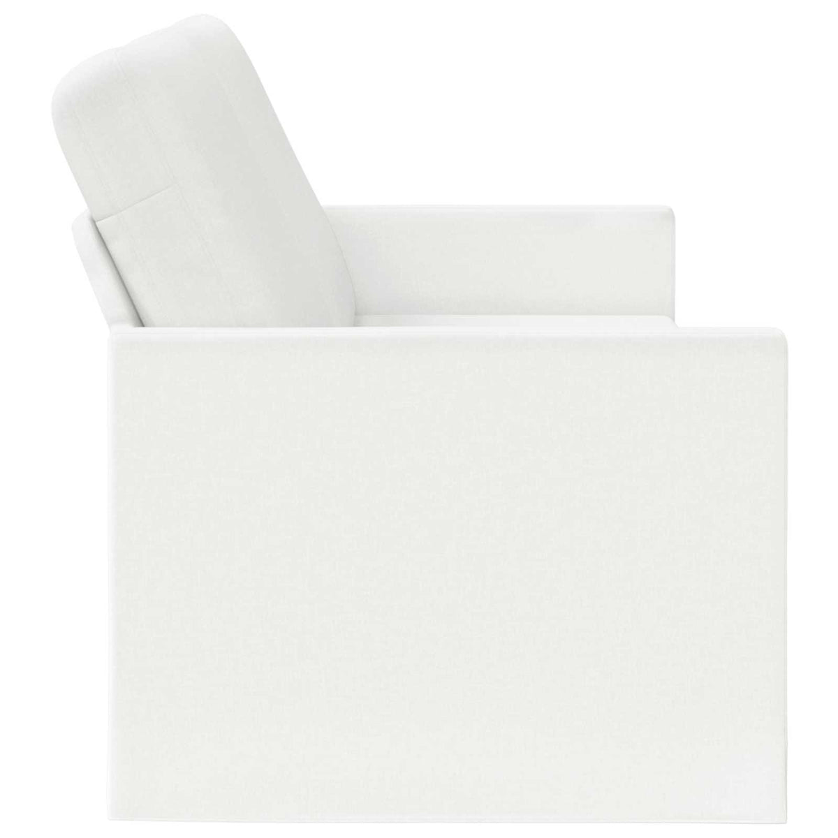 vidaXL Sofa na 3 osoby Biały 190 x 81 x 82 cm tkanina
