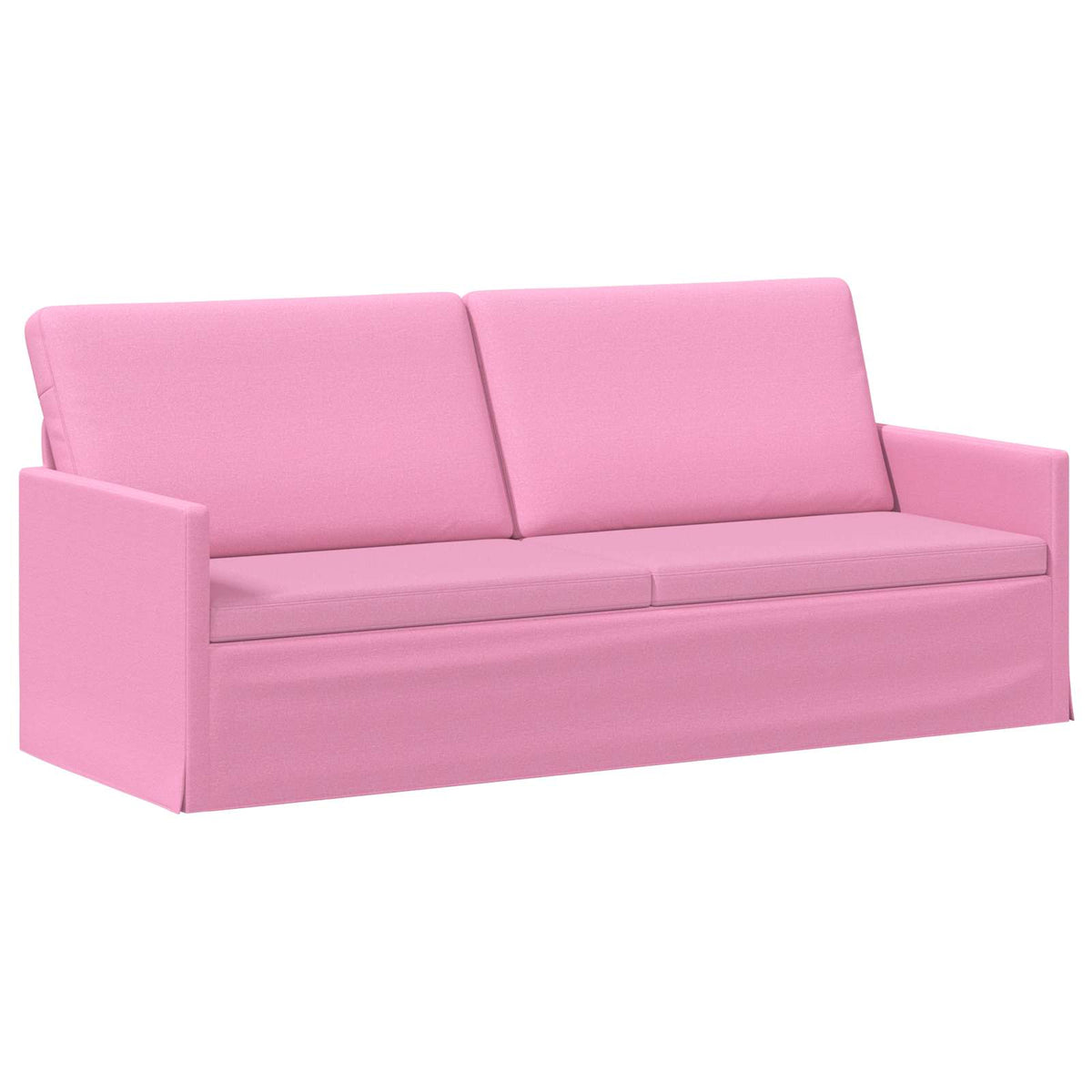 vidaXL Sofa na 3 osoby różowy 190 x 81 x 82 cm tkanina