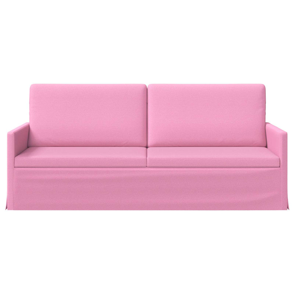 vidaXL Sofa na 3 osoby różowy 190 x 81 x 82 cm tkanina