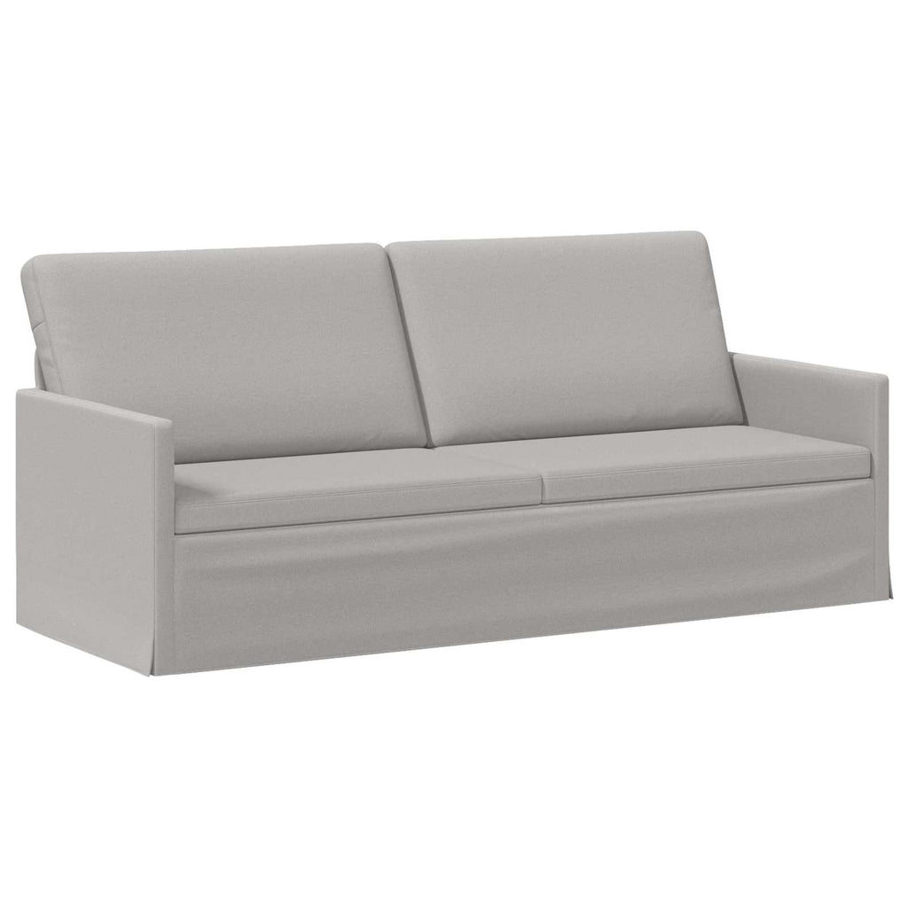 vidaXL Sofa na 3 osoby Szary chmur 190 x 81 x 82 cm tkanina