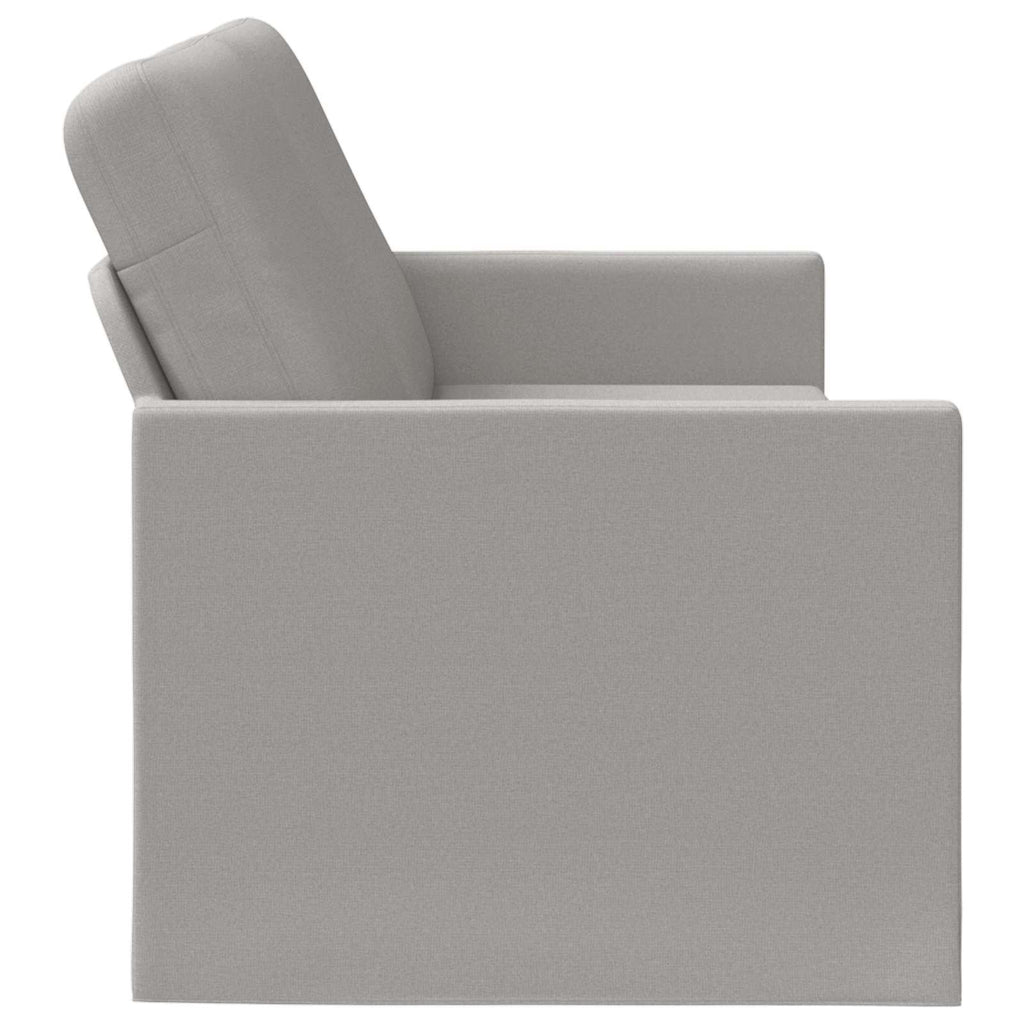 vidaXL Sofa na 3 osoby Szary chmur 190 x 81 x 82 cm tkanina