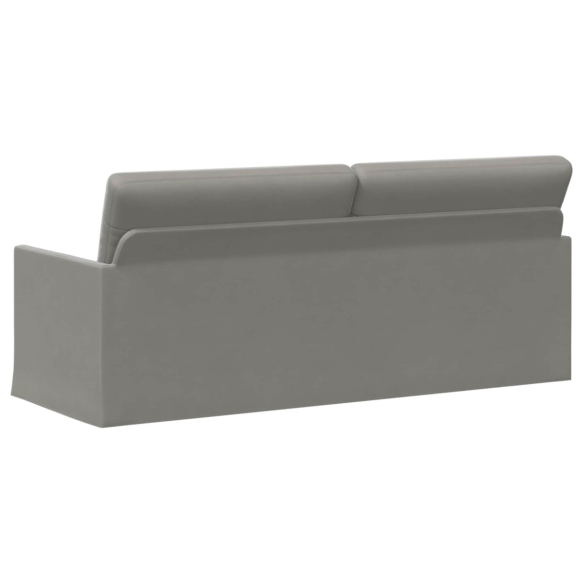 vidaXL Sofa na 3 osoby jasnoszary 190 x 81 x 82 cm Welur