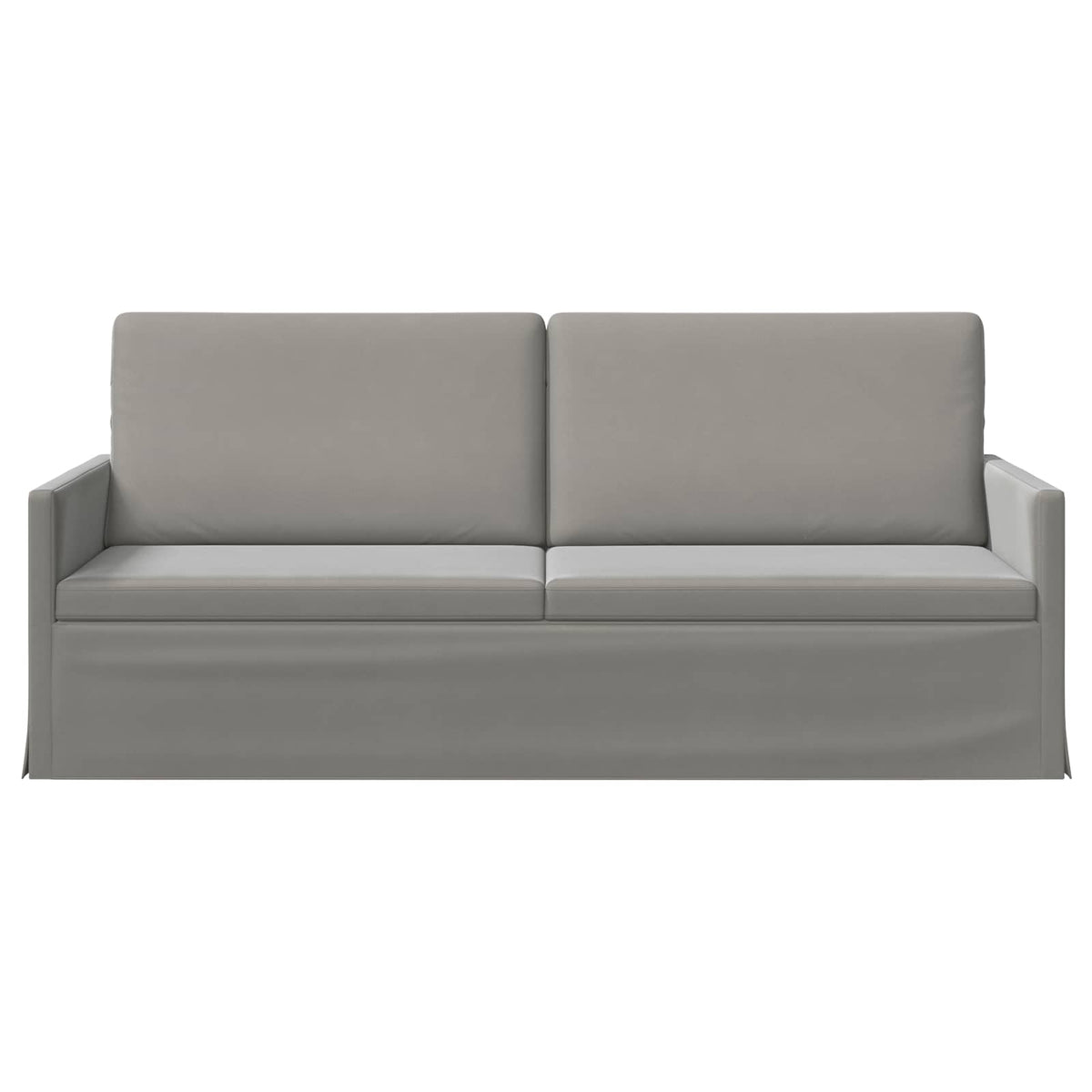 vidaXL Sofa na 3 osoby jasnoszary 190 x 81 x 82 cm Welur