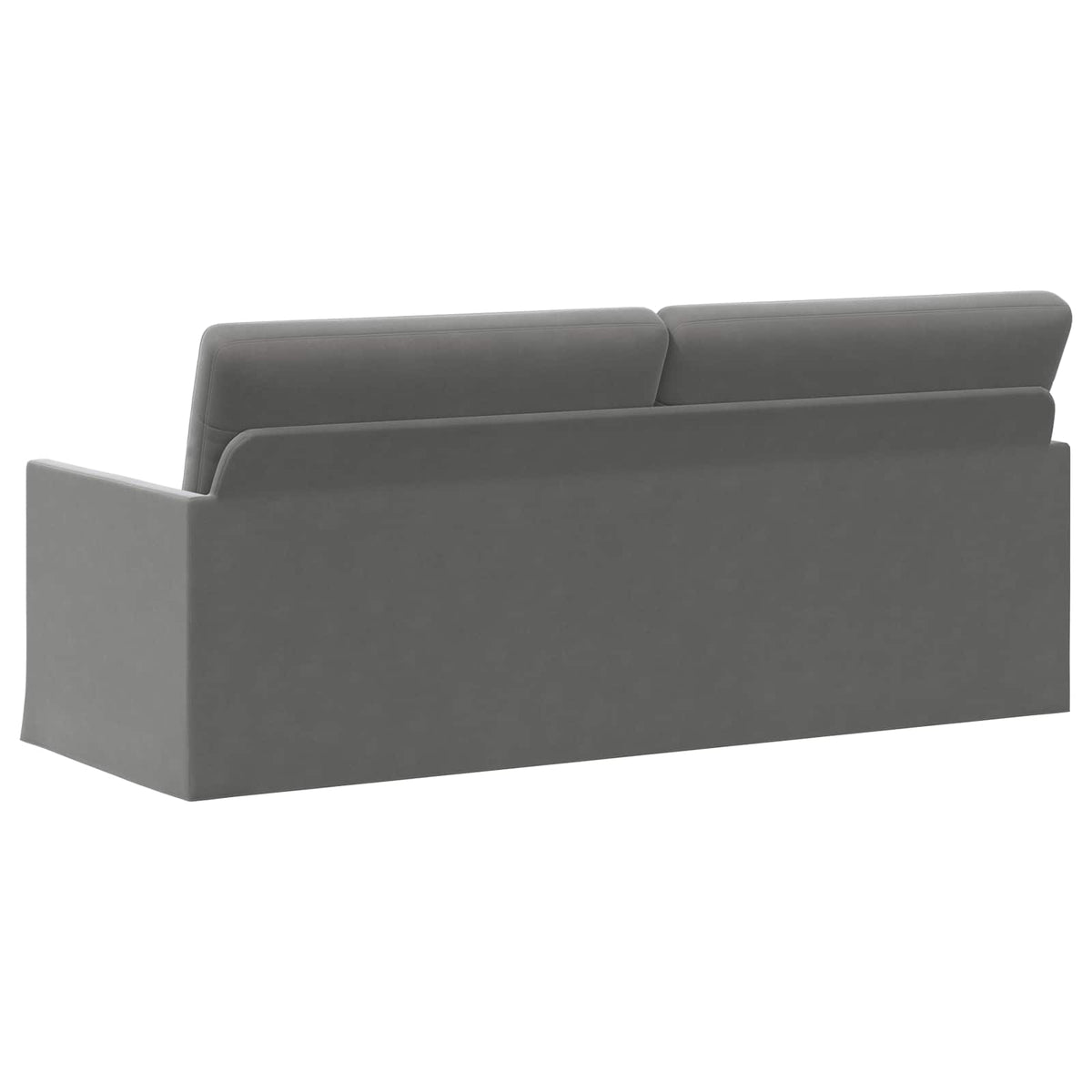 vidaXL Sofa na 3 osoby ciemnoszary 190 x 81 x 82 cm Welur