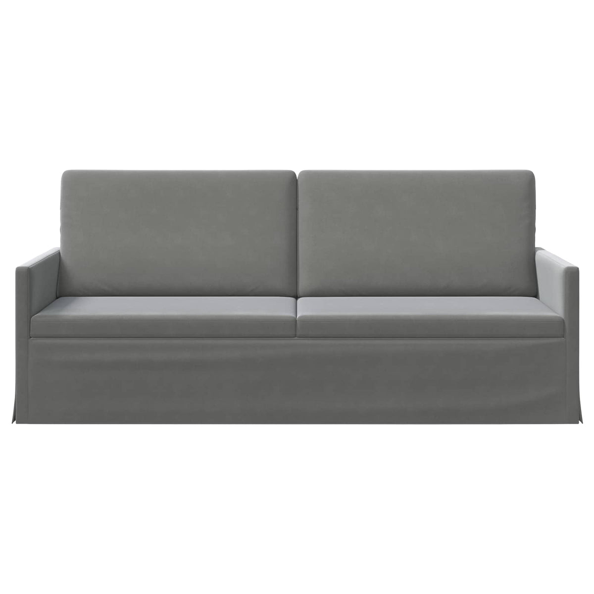 vidaXL Sofa na 3 osoby ciemnoszary 190 x 81 x 82 cm Welur