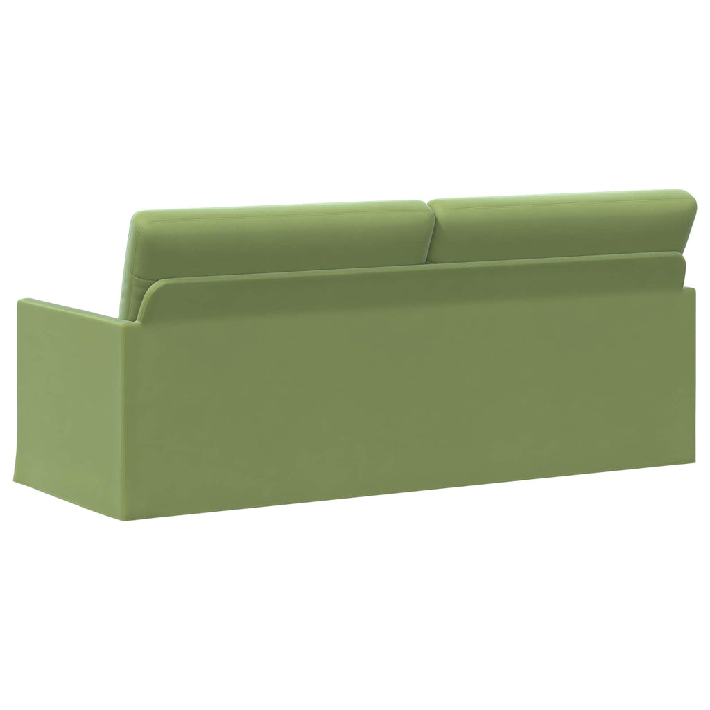 vidaXL Sofa na 3 osoby Jasnozielony 190 x 81 x 82 cm Welur
