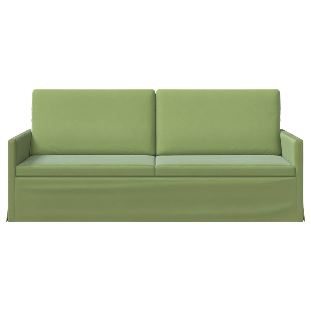 vidaXL Sofa na 3 osoby Jasnozielony 190 x 81 x 82 cm Welur