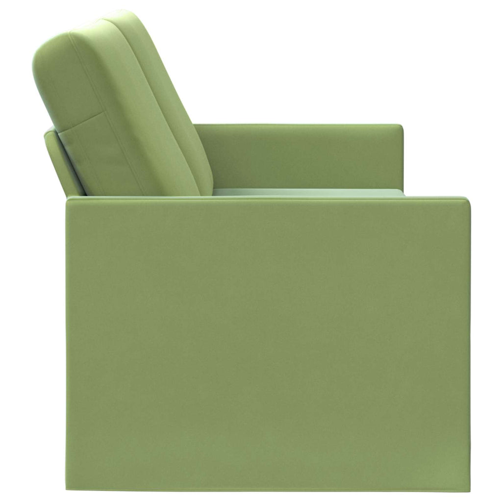 vidaXL Sofa na 3 osoby Jasnozielony 190 x 81 x 82 cm Welur