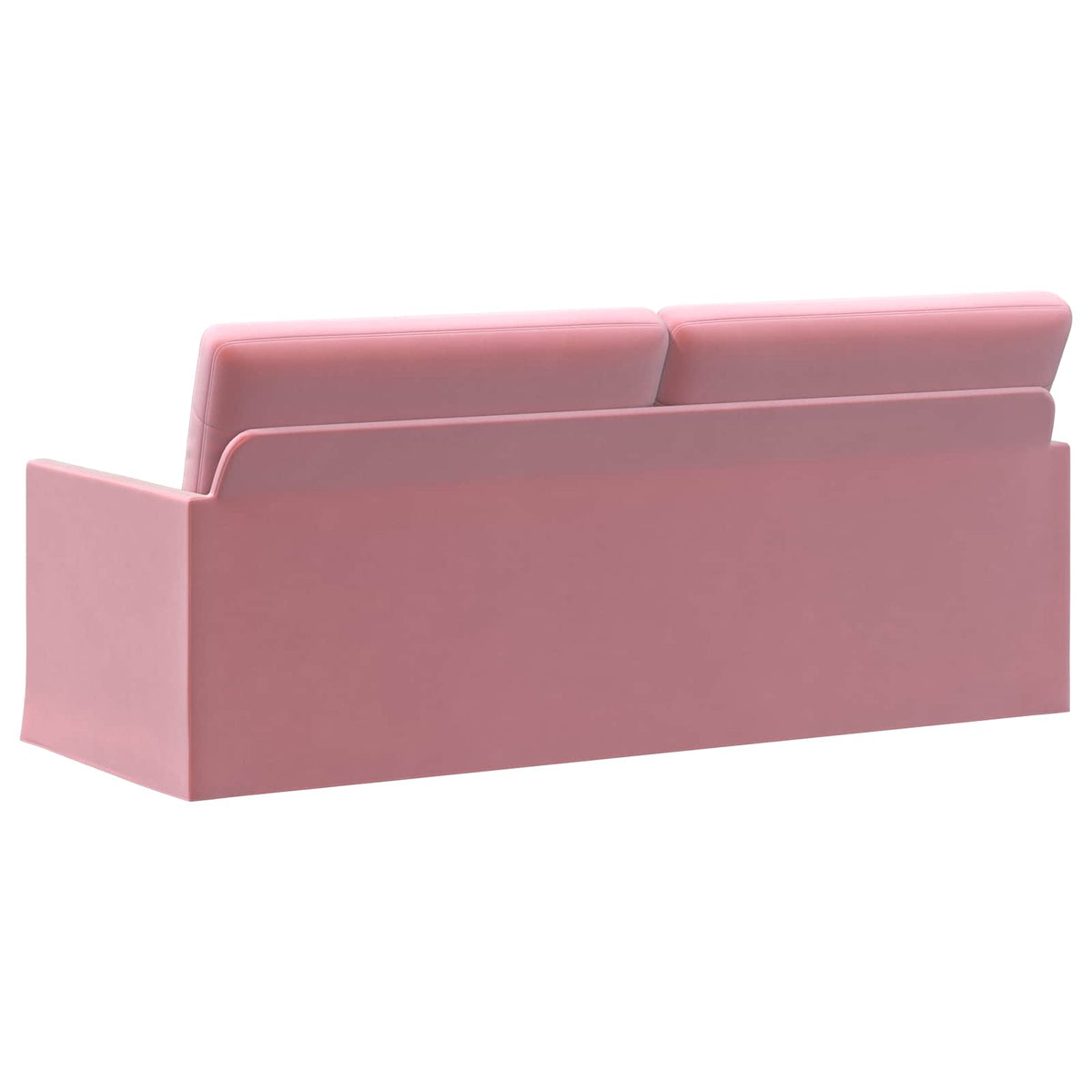 vidaXL Sofa na 3 osoby różowy 190 x 81 x 82 cm Welur