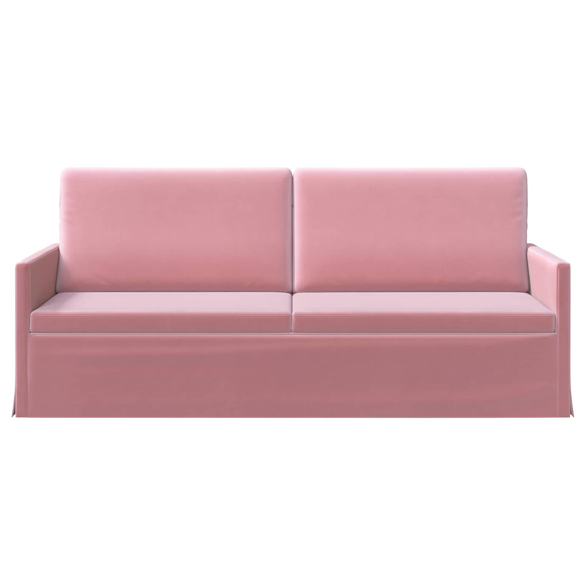 vidaXL Sofa na 3 osoby różowy 190 x 81 x 82 cm Welur