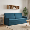 vidaXL Sofa na 3 osoby niebieski 190 x 81 x 82 cm Welur