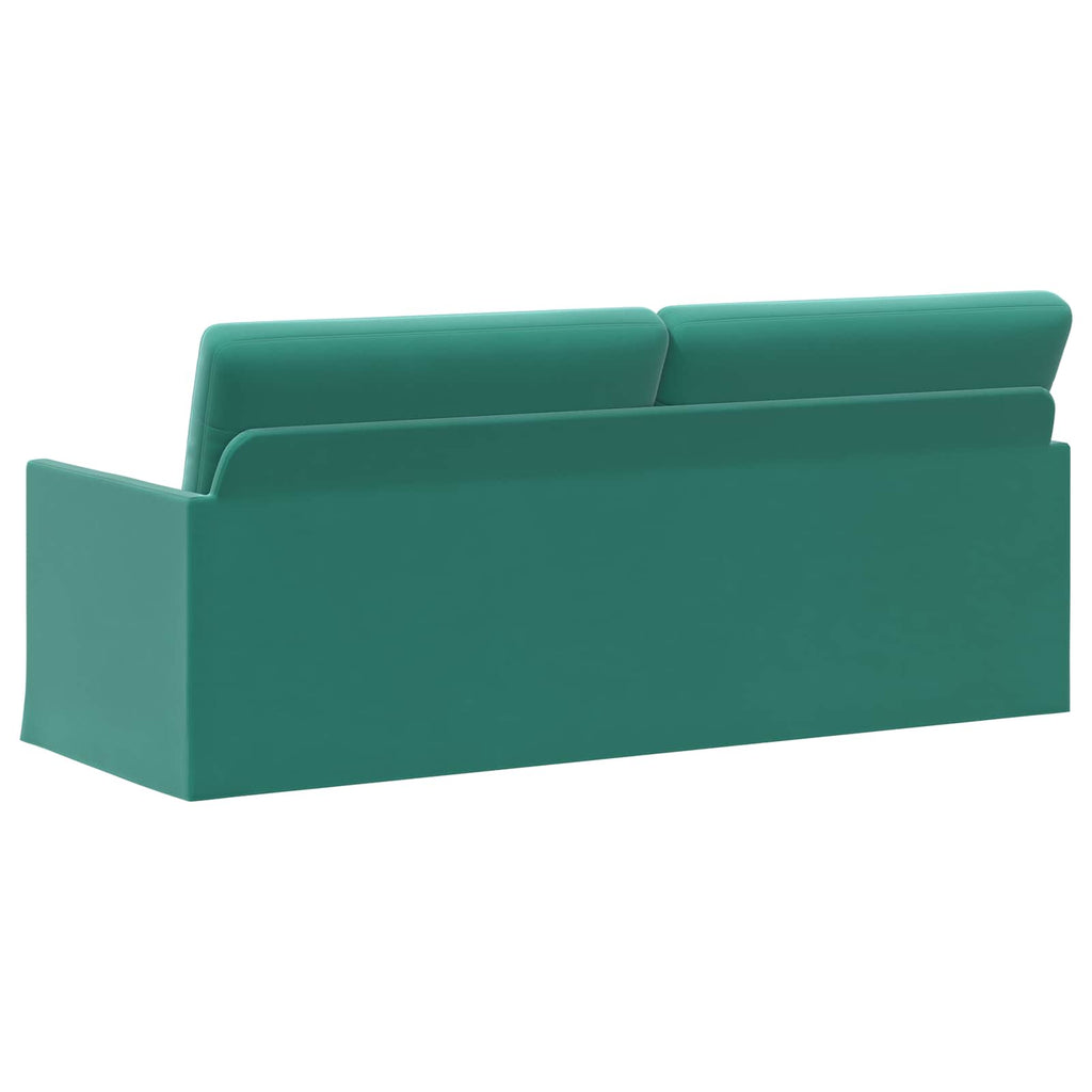 vidaXL Sofa na 3 osoby Turkusowy 190 x 81 x 82 cm Welur